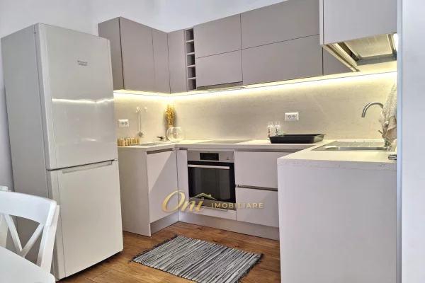 Shtepi me qera Apartament ne Tirane, 1+1, Mobilimi E mobiluar, Pagesa 80,000  Leke.