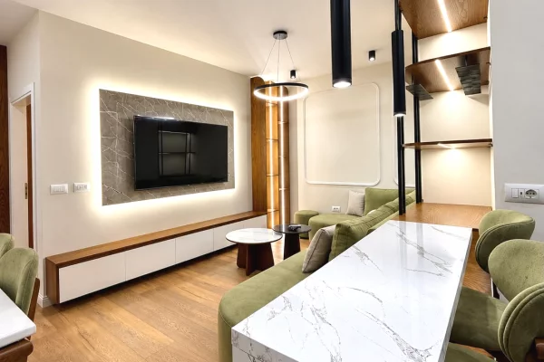 Shtepi me qera Apartament ne Tirane, 2+1, Mobilimi E mobiluar, Pagesa 85,000  Leke.