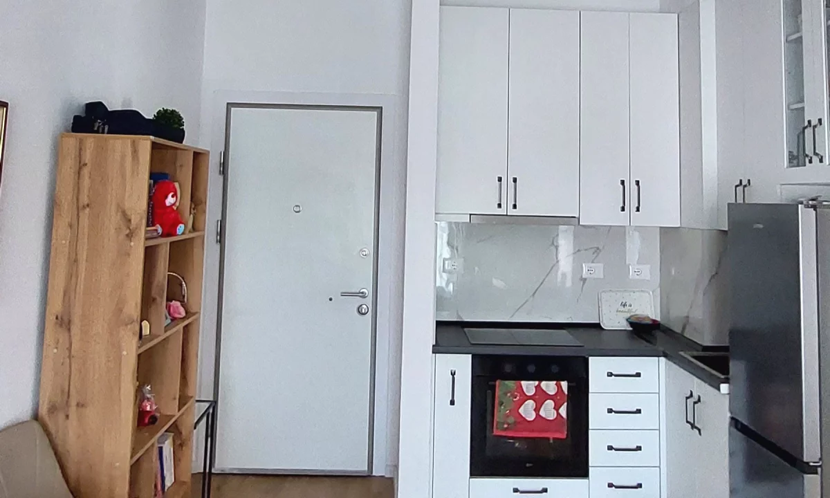 Shtepi ne shitje Apartament ne Tirane, 1+1, Mobilimi E mobiluar, Pagesa 124,000  Euro.