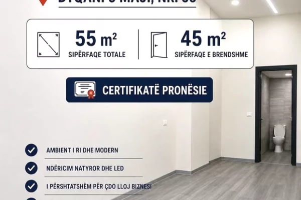 Ambient biznesi ne shitje 1+1 ne Tirane - 110,000 Euro