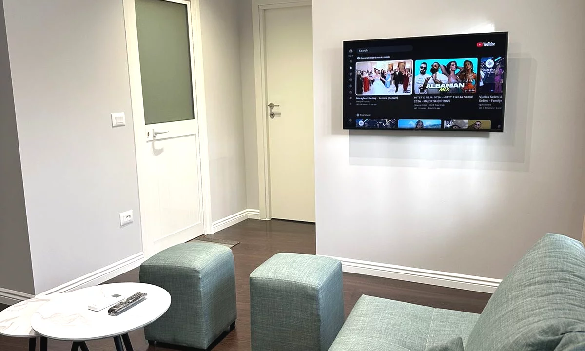 Shtepi me qera Apartament ne Tirane, 1+1, Mobilimi E mobiluar, Pagesa 40,000  Leke.