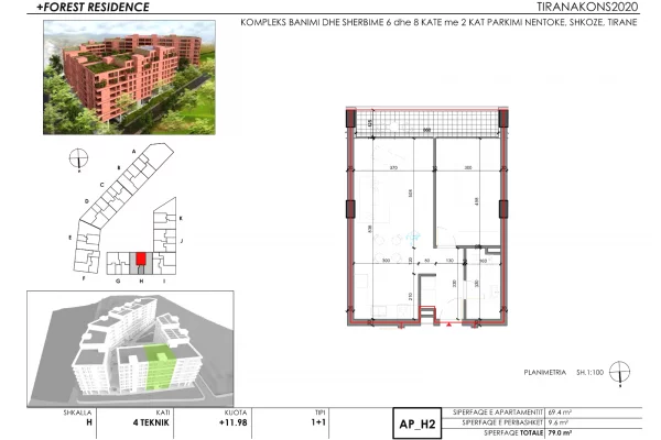 Shtepi ne shitje 1+1 ne Tirane - 10,270,000 Leke