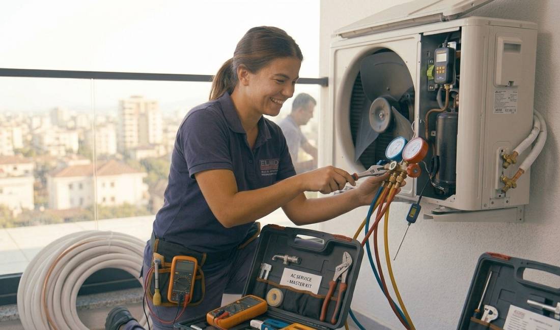 ❄️🔧 SHERBIM PROFESIONAL PER SHTRIM LINJE TUBASH KONDICIONERI
