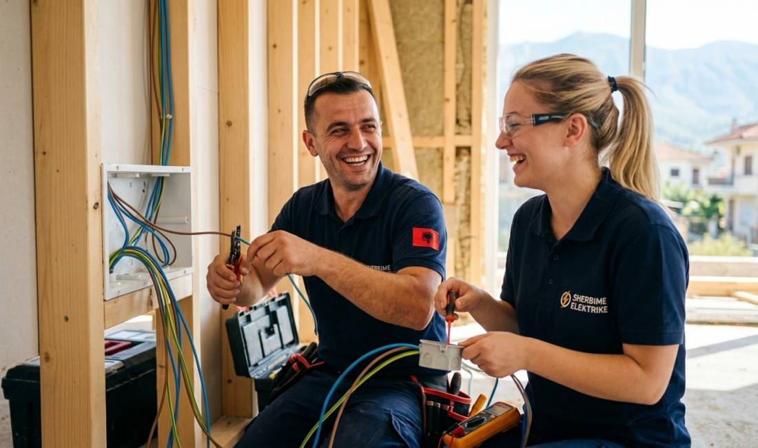 Sherbime elektike si instalime elektrike , riparime dhe gjetje defektesh ne rrjetet energjitike