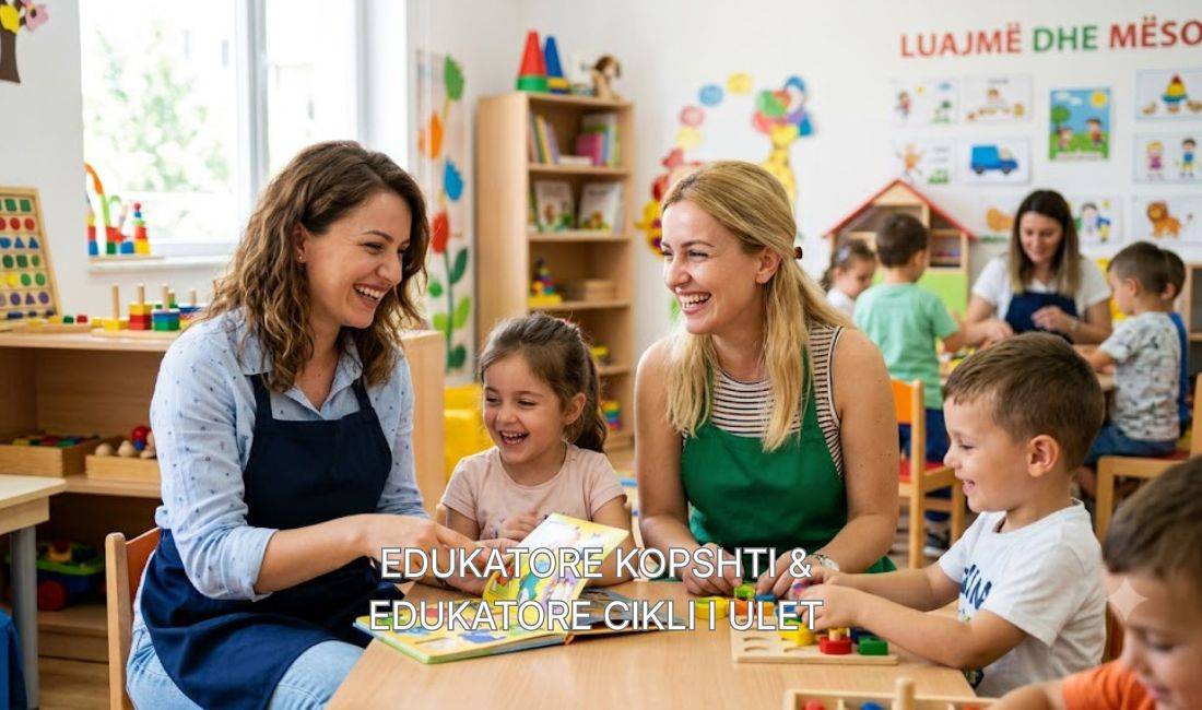 Njoftime Pune ne Fier, Profesioni edukatore kopshti & edukatore cikli i ulet , Pa Eksperience, Pagesa Me Marreveshje.