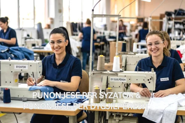 Njoftime Pune per Punonjëse Syzatori , Punonjëse në Dy Gjilpërsh ne Korce