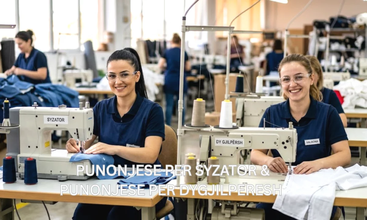 Njoftime Pune ne Korce, Profesioni Punonjëse Syzatori , Punonjëse në Dy Gjilpërsh , Pa Eksperience, Pagesa Me Marreveshje.