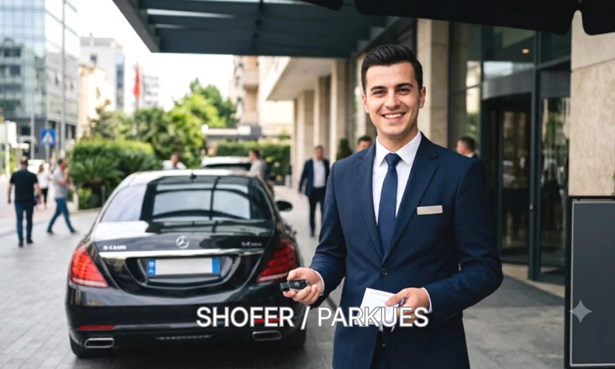 Njoftime Pune ne Tirane, Profesioni Shofer/Parkues , Pa Eksperience, Pagesa 60,000  Leke.