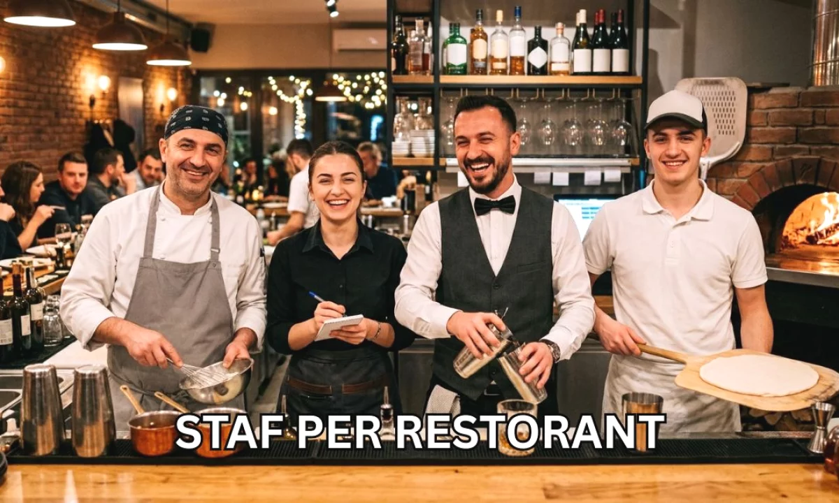 Njoftime Pune ne Tirane, Profesioni Kuzhinier, Kamarier, Banakier & Ndihmes Picier , Me eksperience, Pagesa Me Marreveshje.