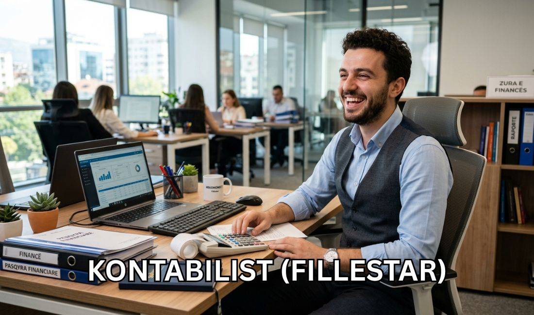 Njoftime Pune ne Tirane, Profesioni Junior Contabile , Fillestar/Pak eksperience, Pagesa Me Marreveshje.