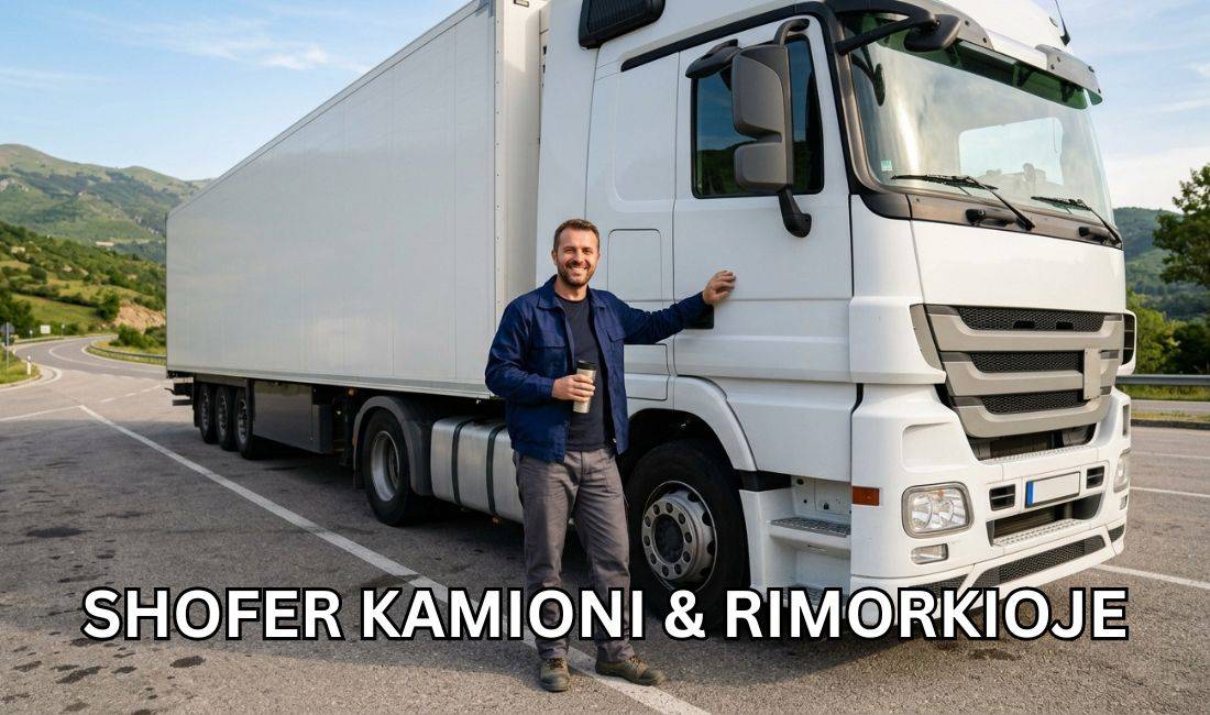 Njoftime Pune ne Tirane, Profesioni Shoferi Kamioni dhe Rimorkioje  , Me eksperience, Pagesa Me Marreveshje.