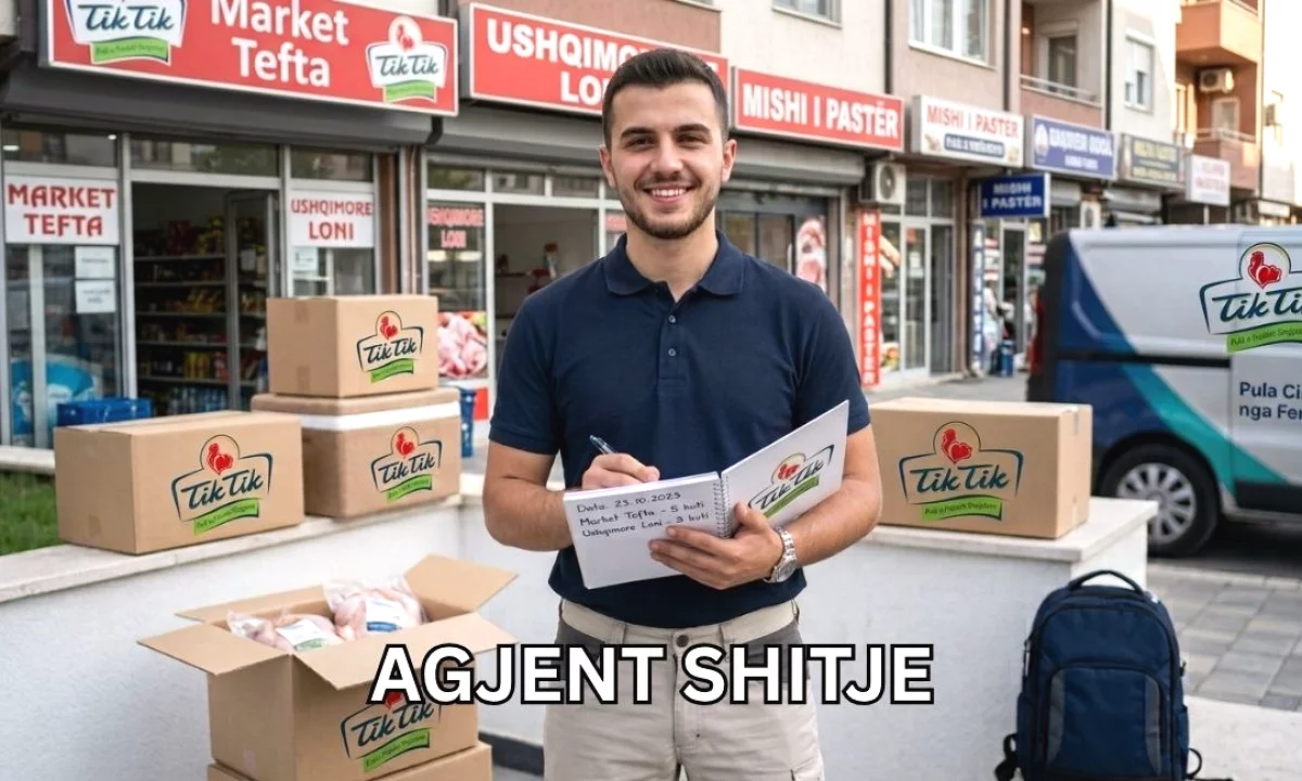 Job Offers in Tirana, Profession Agjent Shitje , Beginner/Little experience, Payment By Agreement.