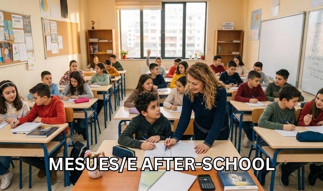 Job Offers in Tirana, Profession Mesues/e After-School , Beginner/Little experience, Payment By Agreement.