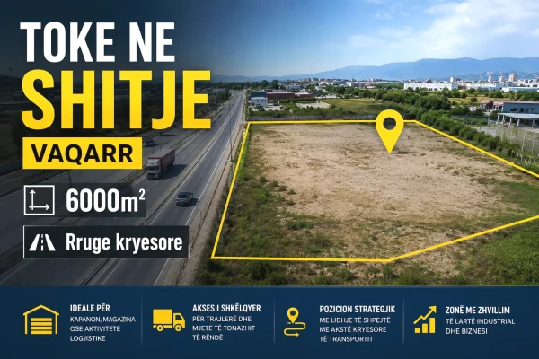 Truall ose Toke ne Tirane - 980,000 Euro