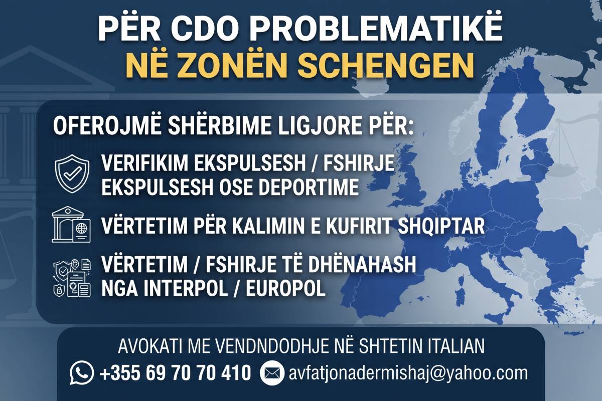 AVOKATE FATJONA SHPENZA-AVOKATE EMIGRACIONI DHE CESHJTE NDERKOMBETARE