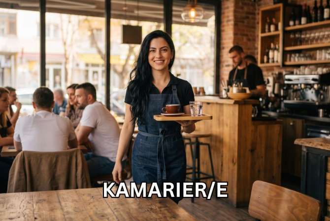 Njoftime Pune per Kamarier/e ne Tirane