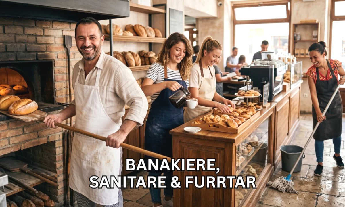 Njoftime Pune ne Tirane, Profesioni Banakiere, Sanitare, Furrtar , Me eksperience, Pagesa Me Marreveshje.
