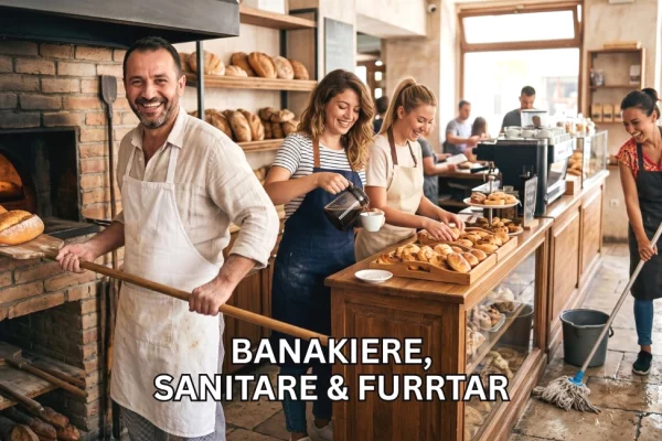 Njoftime Pune per Banakiere, Sanitare, Furrtar ne Tirane