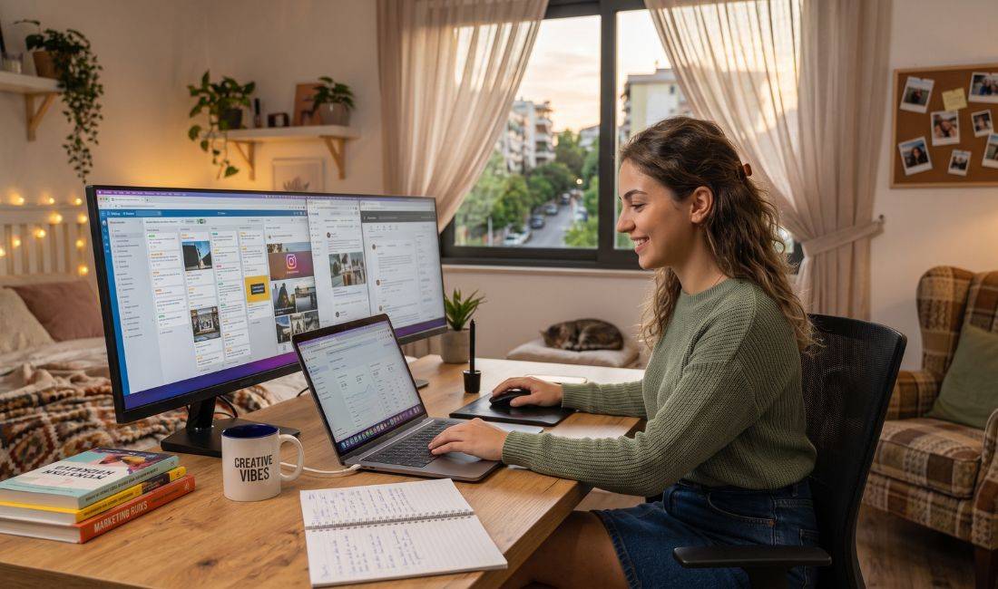 📱 KERKOJ PUNE ONLINE NGA SHTEPIA – SOCIAL MEDIA MANAGER