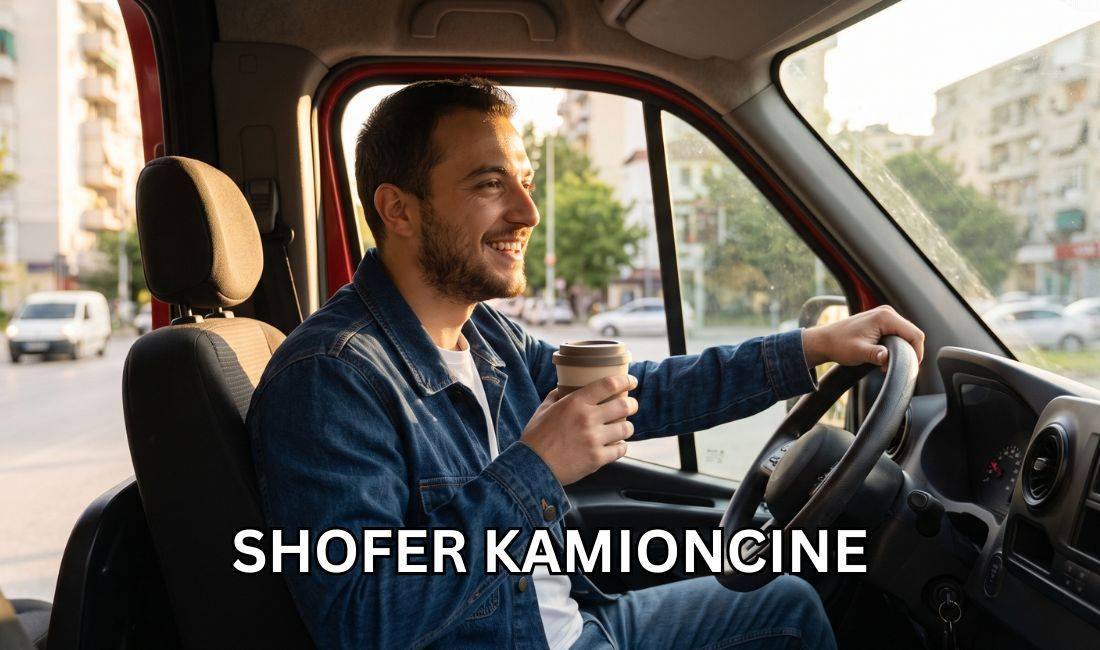 Njoftime Pune ne Tirane, Profesioni Shofer kamionçine , Me eksperience, Pagesa Me Marreveshje.