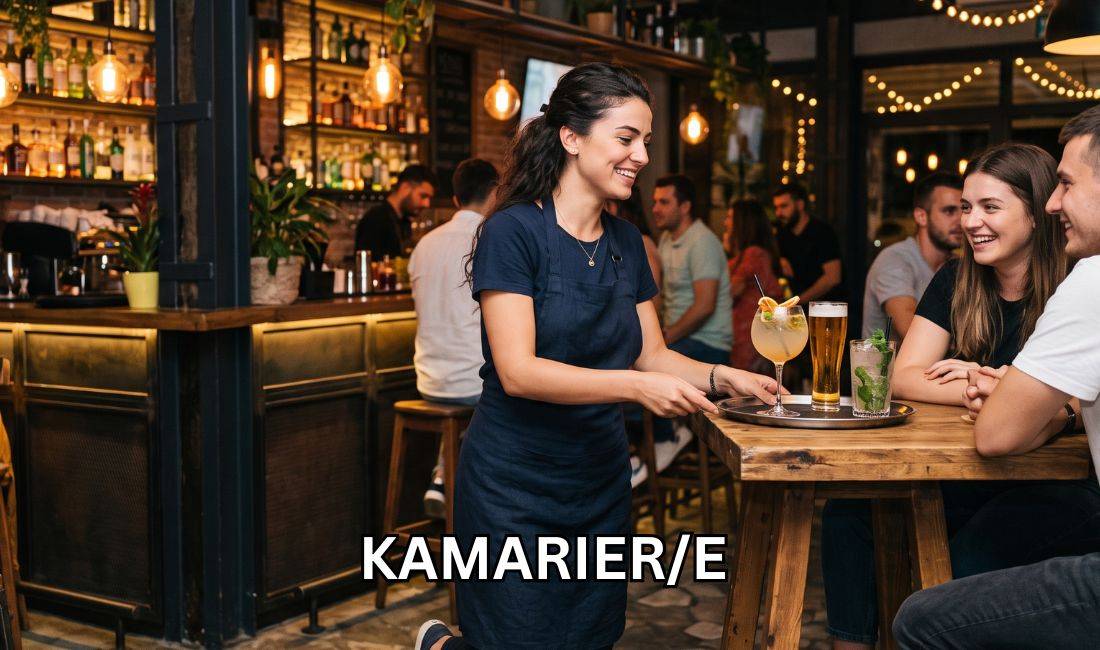 Njoftime Pune ne Tirane, Profesioni Kamarier/e , Fillestar/Pak eksperience, Pagesa 50,000  Leke.