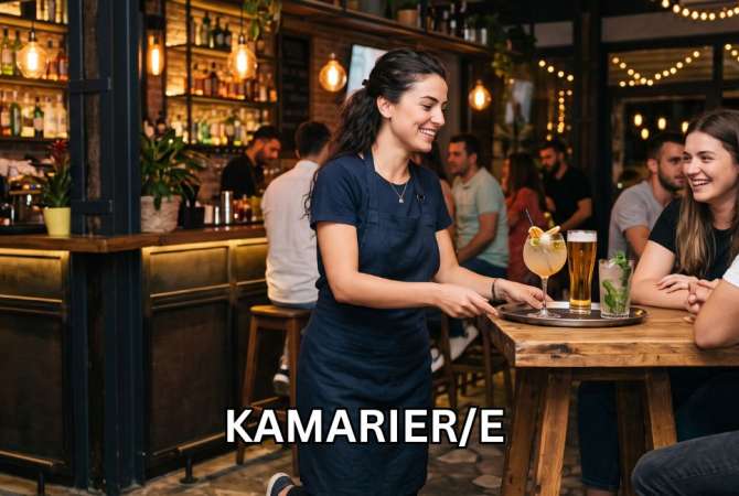 Njoftime Pune per Kamarier/e ne Tirane