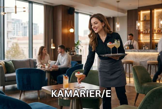 Njoftime Pune per Kamarier/e ne Tirane