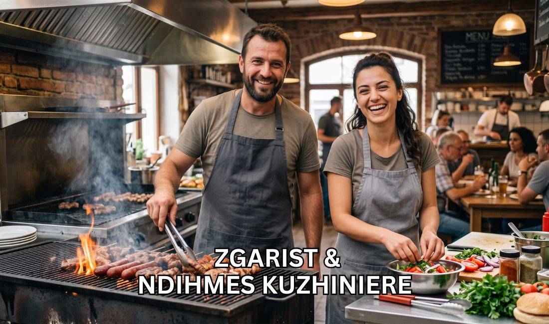 Njoftime Pune ne Tirane, Profesioni Zgarist dhe Ndihmes Kuzhiniere , Me eksperience, Pagesa 100,000  Leke.