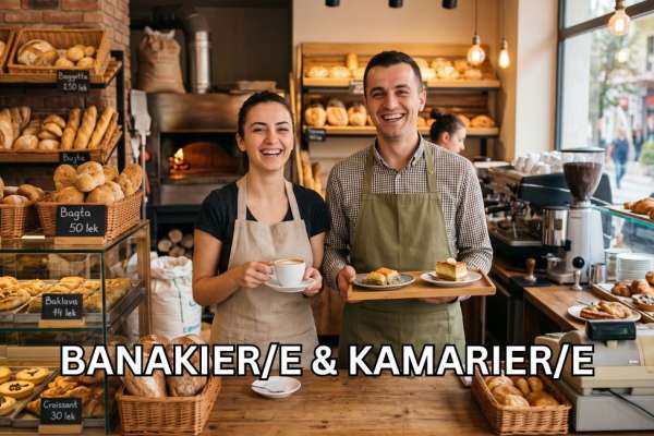 Njoftime Pune per Banakier/e, Kamarier/e ne Tirane