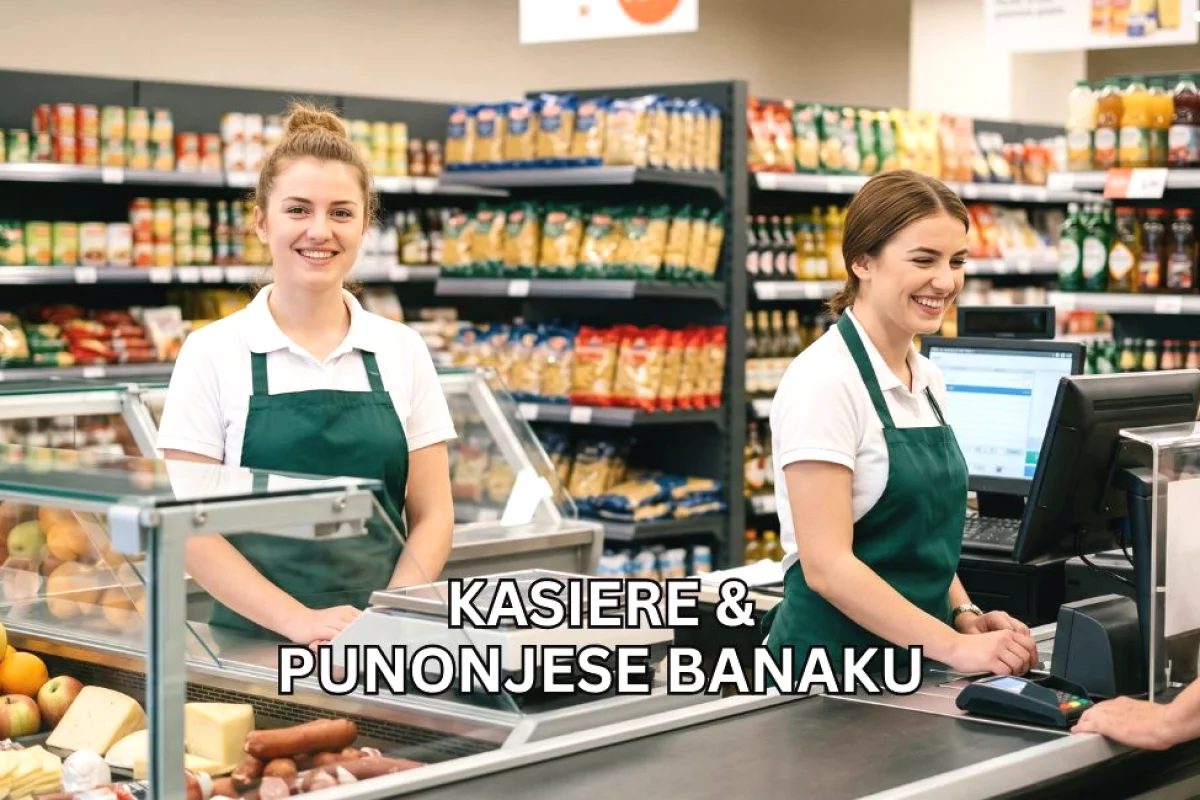 Job Offers in Tirana, Profession Punonjëse Banaku, Kasiere , With experience, Payment By Agreement.