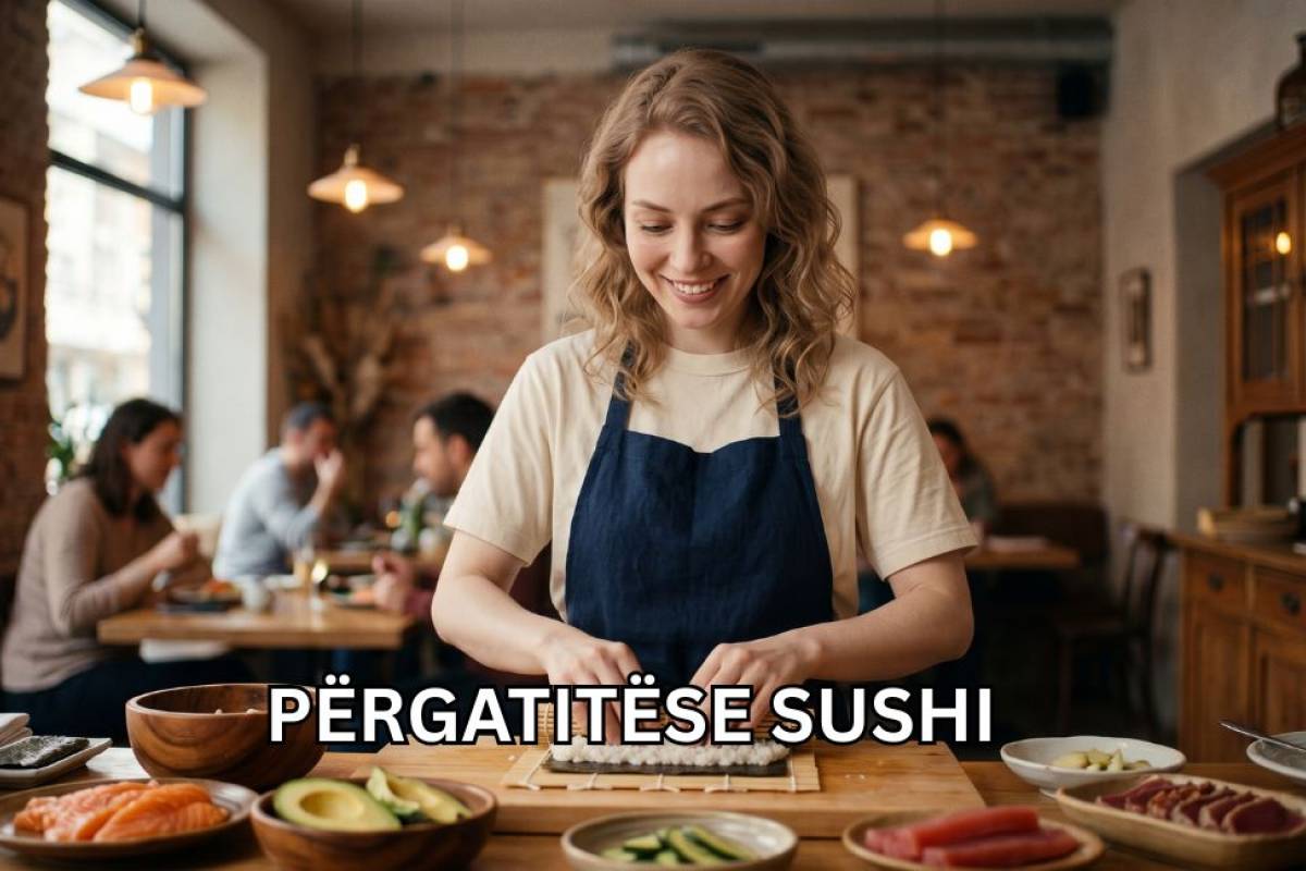 Job Offers in Elbasan, Profession Përgatitëse Sushi , With experience, Payment 59,000  Leke.