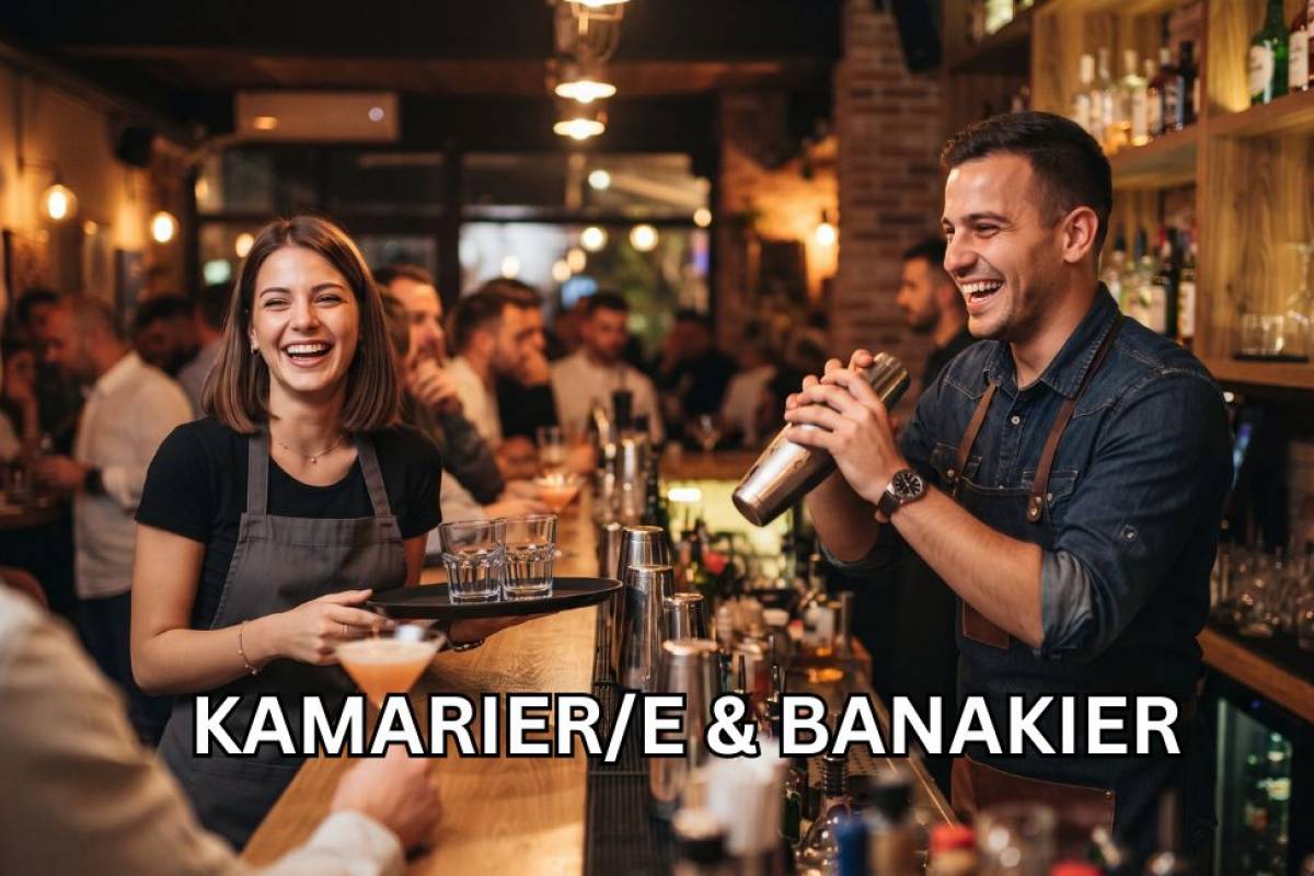 Njoftime Pune ne Tirane, Profesioni Banakier dhe Kamarier/e , Me eksperience, Pagesa Me Marreveshje.