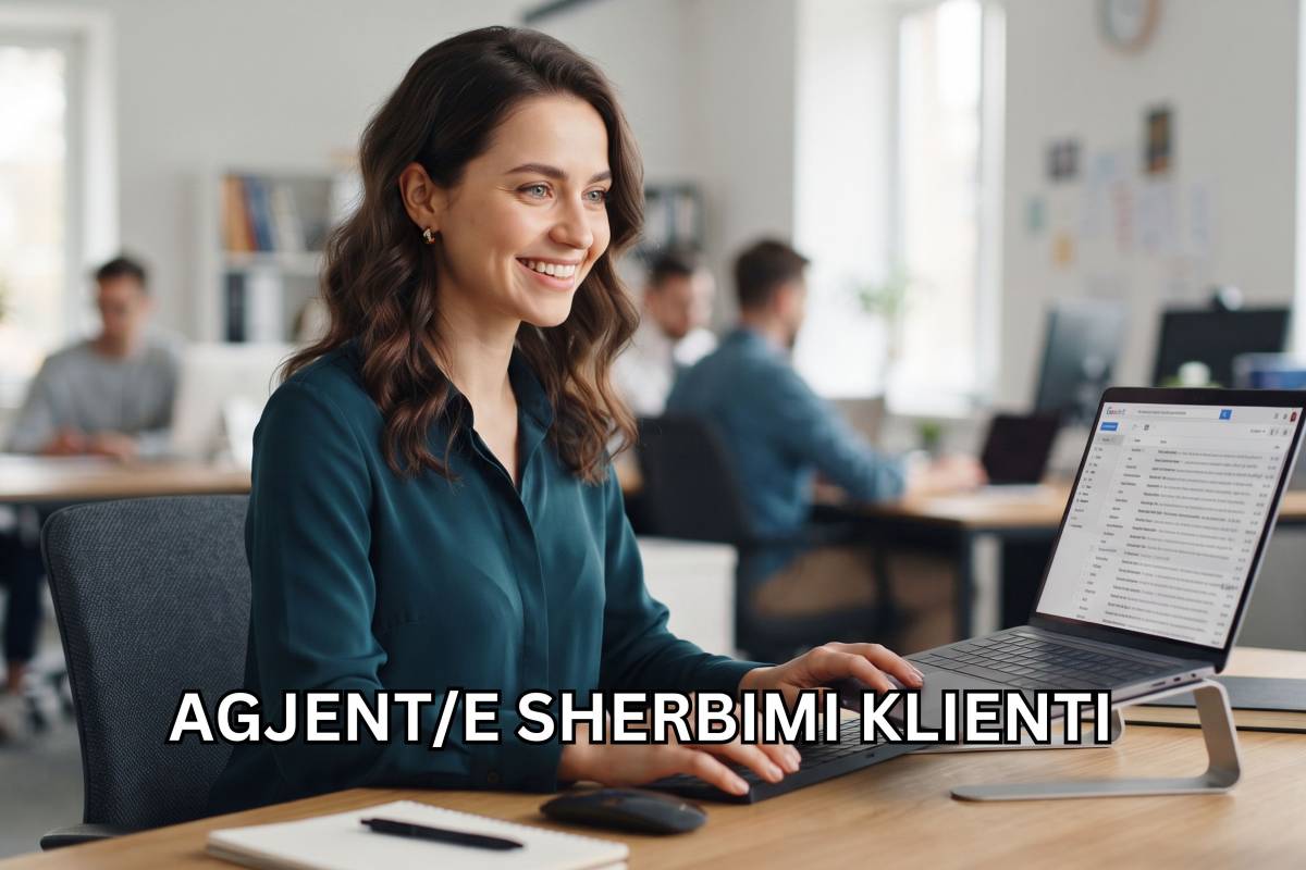 Job Offers in Tirana, Profession  Agjent/e i Shërbimit ndaj Klientit me Email , No Experience, Payment 550  Euro.