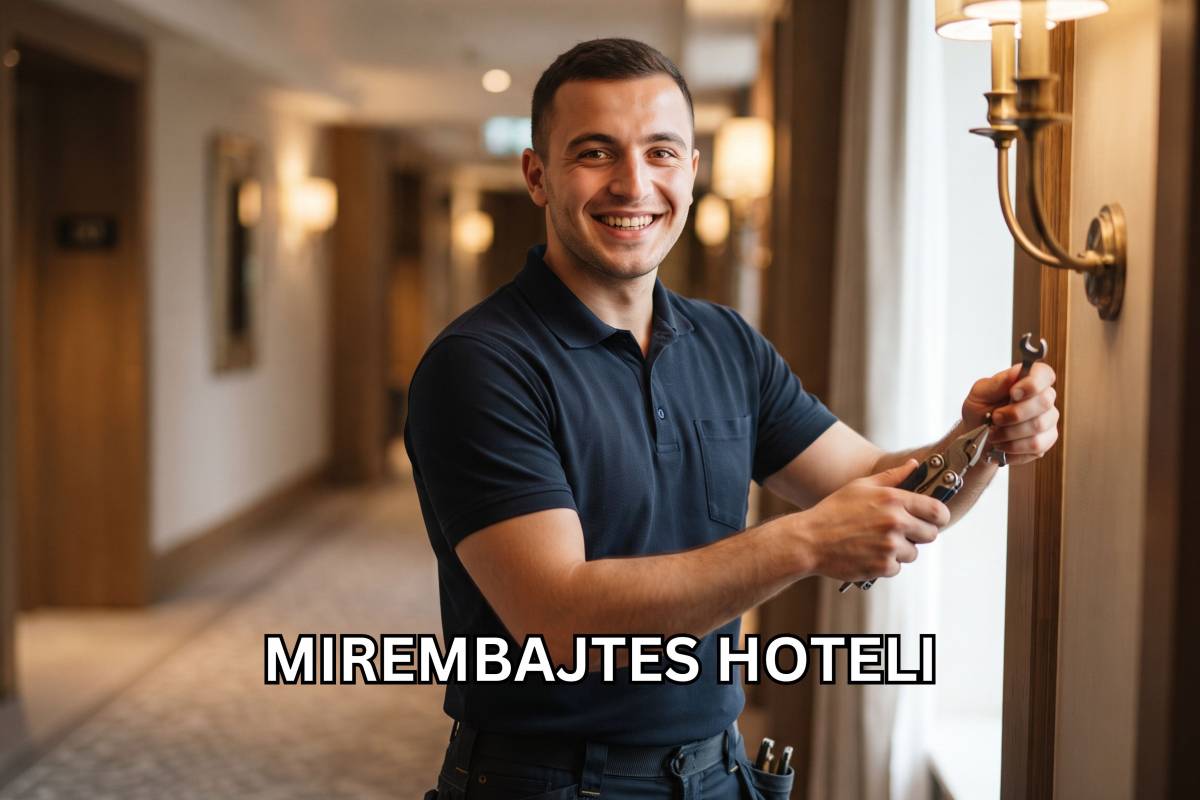 Job Offers in Tirana, Profession Mirembajtes Hoteli , With experience, Payment 800  Euro.