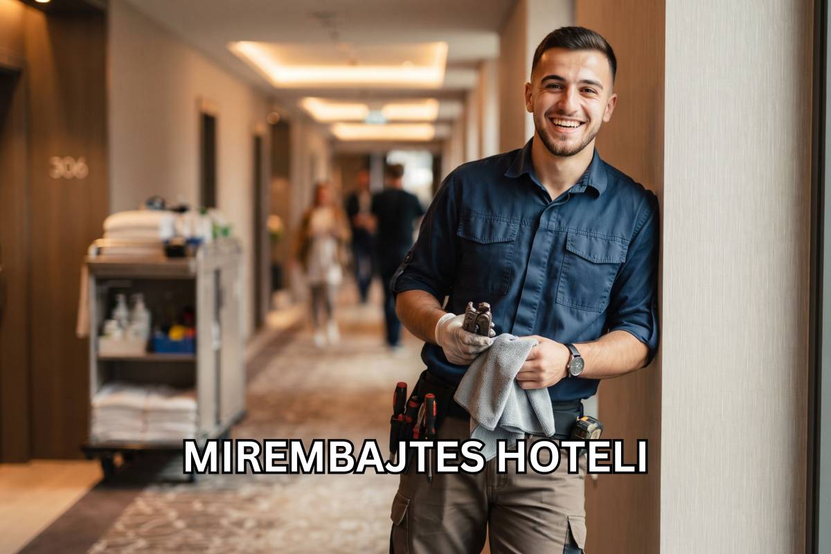 Job Offers in Tirana, Profession Mirembajtes Hoteli , With experience, Payment 800  Euro.
