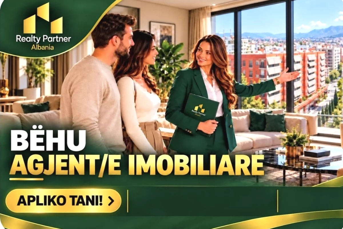 Job Offers in Tirana, Profession Agjent/e Imobiliar/e , Beginner/Little experience, Payment By Agreement.