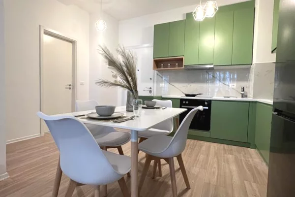 Shtepi me qera Apartament ne Tirane, 1+1, Mobilimi E mobiluar, Pagesa 700  Euro.