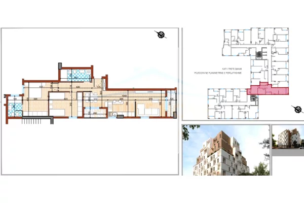 Shtepi ne shitje Apartament ne Tirane, 2+1, Mobilimi Bosh, pa mobiluar, Pagesa 210,000  Euro.