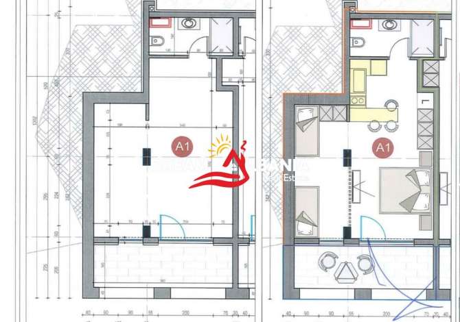 Apartament 1+1 me verande ne shitje ne Dhermi prane Drymades inn (ID 4111784)