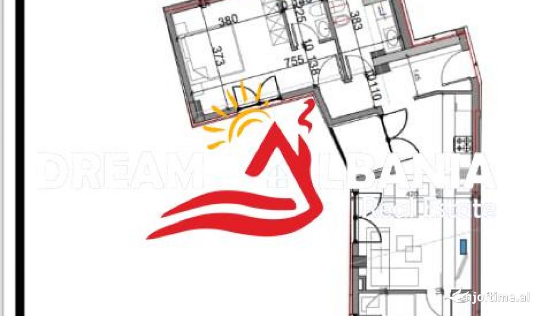 Shtepi ne shitje Apartament ne Tirane, 2+1, Mobilimi Bosh, pa mobiluar, Pagesa 259,000  Euro.