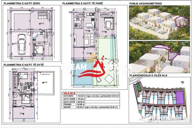 Shtepi ne shitje Vila Luksoze ne Himare, 3+1, Mobilimi Bosh, pa mobiluar, Pagesa 750,000  Euro.