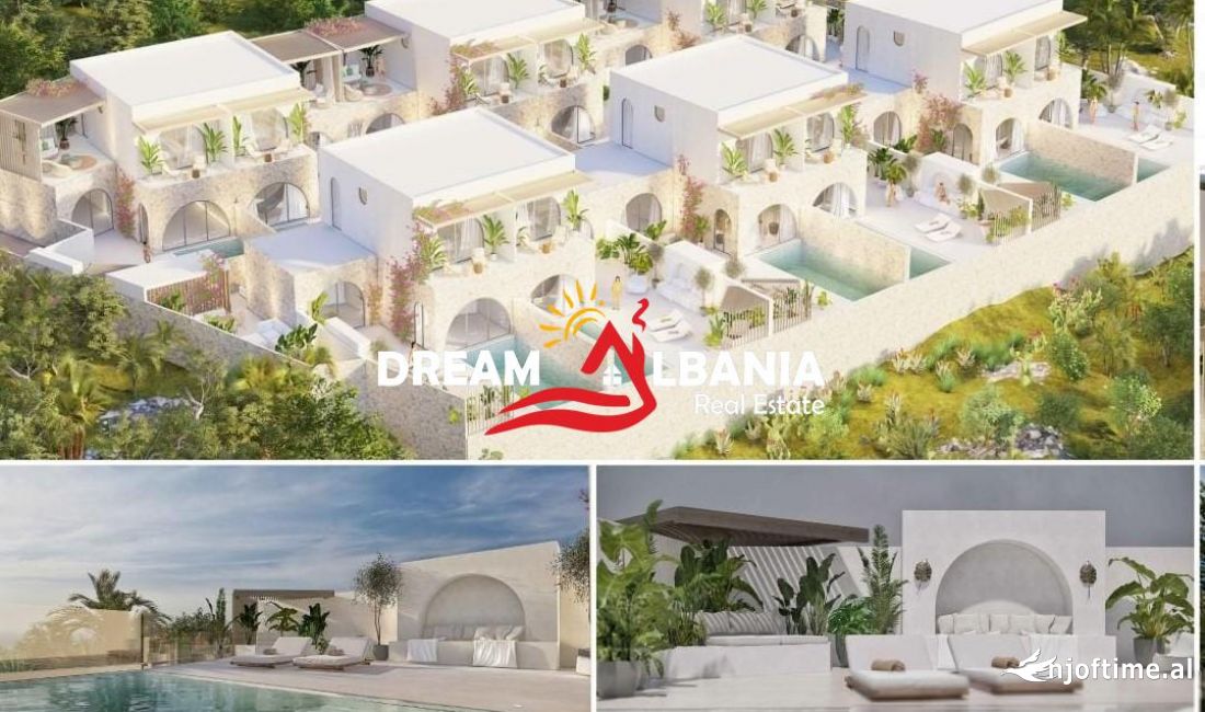 Shtepi ne shitje Vila Luksoze ne Himare, 3+1, Mobilimi Bosh, pa mobiluar, Pagesa 750,000  Euro.