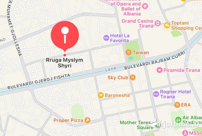 Apartament/Zyre me qera 1+1 prane shkolles Arben Broci – Rruga Myslym Shyri (ID 42611290)