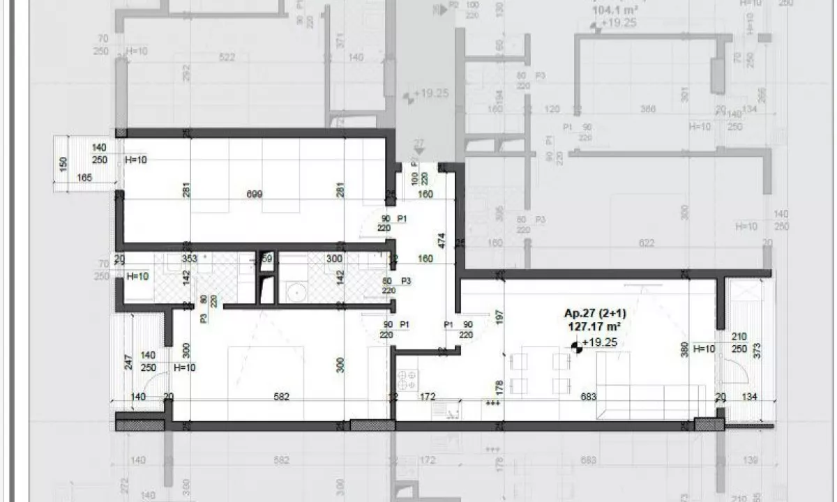 Shtepi ne shitje Apartament ne Tirane, 2+1, Mobilimi Bosh, pa mobiluar, Pagesa 184,396  Euro.