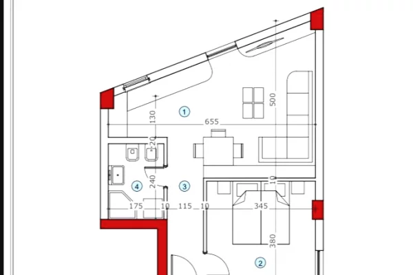 Shtepi ne shitje Papafingo(kati i catise) ne Tirane, 1+1, Mobilimi Bosh, pa mobiluar, Pagesa 87,500  Euro.