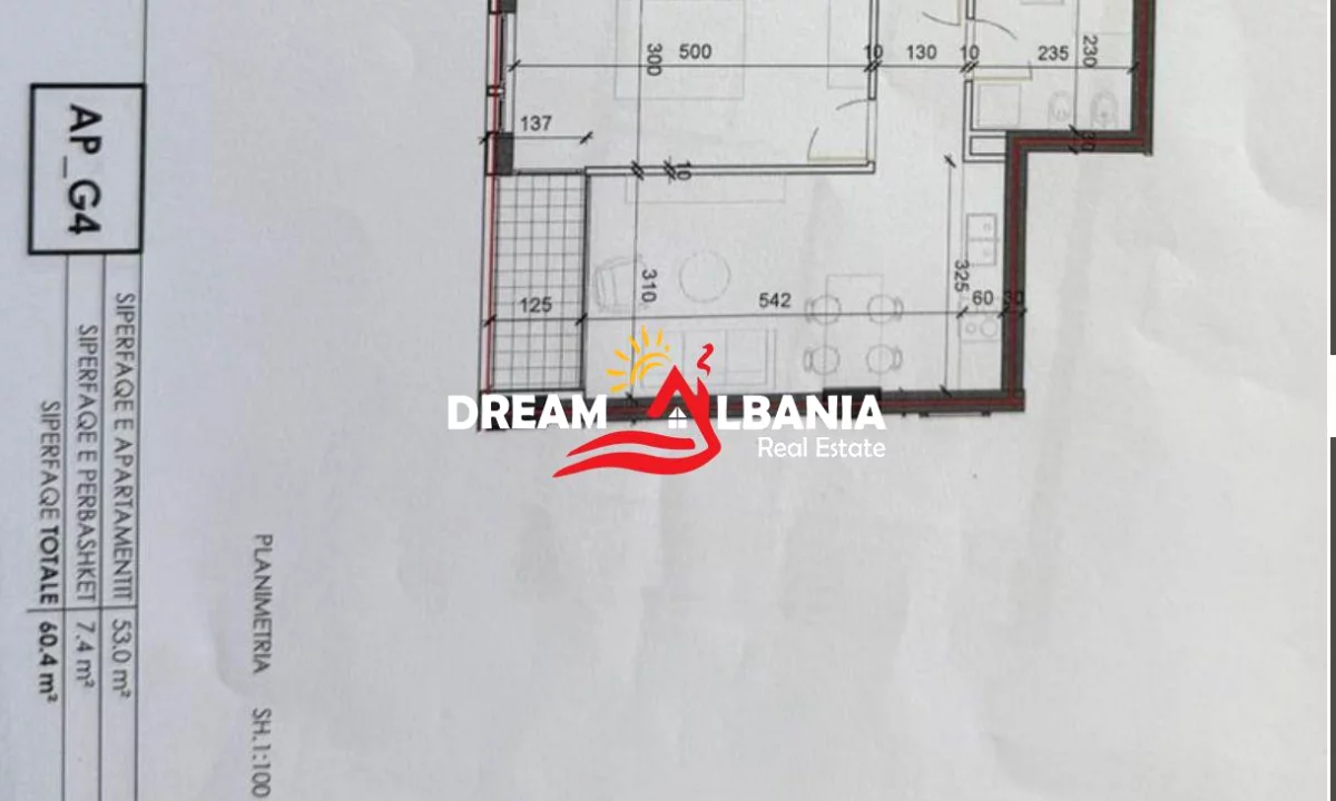 Apartment for sale in Tirana 1+1, Emty