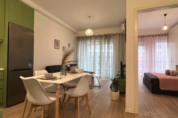 Shtepi me qera Apartament ne Tirane, 1+1, Mobilimi E mobiluar, Pagesa 700  Euro.
