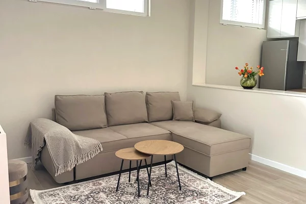 Shtepi me qera Apartament ne Tirane, 1+1, Mobilimi E mobiluar, Pagesa 550  Euro.