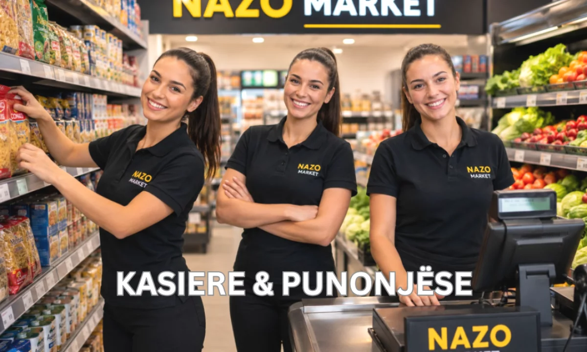 Njoftime Pune ne Tirane, Profesioni KASIERË & PUNONJËSE MARKETI , Fillestar/Pak eksperience, Pagesa Me Marreveshje.