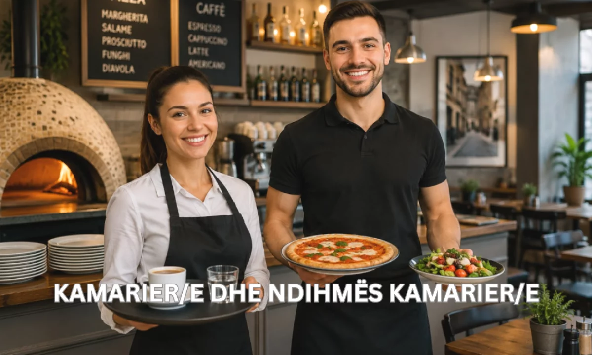 Njoftime Pune ne Tirane, Profesioni kamarier/e dhe ndihmës kamarier/e , Fillestar/Pak eksperience, Pagesa Me Marreveshje.